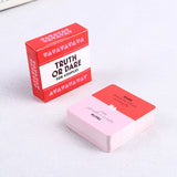 Card Game Travel Size Truth or Dare For Couples Card Game Couple Fun 51 Card