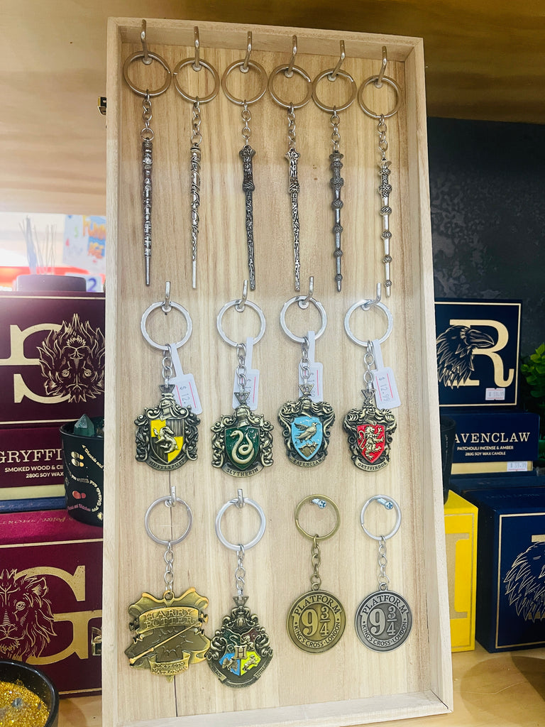 Harry Potter Magic Wand Spell College 93/4 Key Ring Chain 14 choices