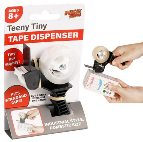 Novelty Teeny Tiny Tape Dispenser Fits Standard Tape Industrial Style