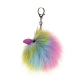 Jellycat Rainbow Pompom Bag Charm Decor 7 x 7 cm