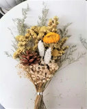 Real Dry Flower Bunch in Handle Paper Bag 6 choices Mother Gift Home Decor