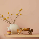 Pilbeam Pure Colour Ceramic Vase Decor Abstract Instagram Lovisa Almond White