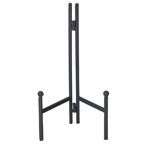 Amalfi Metal Plate Display Stand Easel in Black Size Medium 30 cm