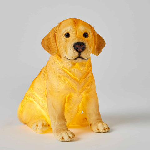 Jiggle & Giggle Living Labrador Sculptured LED Warm Night Light USB or Battery Power