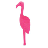 Fred Tropical Standing Flamingo Silicone Tea Infuser Novelty Gift in Pink