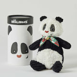 Les Déglingos Soft Toy Big Simple Rototos the Black & White Panda in Box 33cm