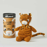 Les Déglingos Soft Toy Big Simple Speculos the Brown Tiger in Box 33cm