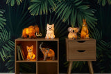 Jiggle & Giggle Living Cat Sculptured LED Warm Night Light USB or Battery Power